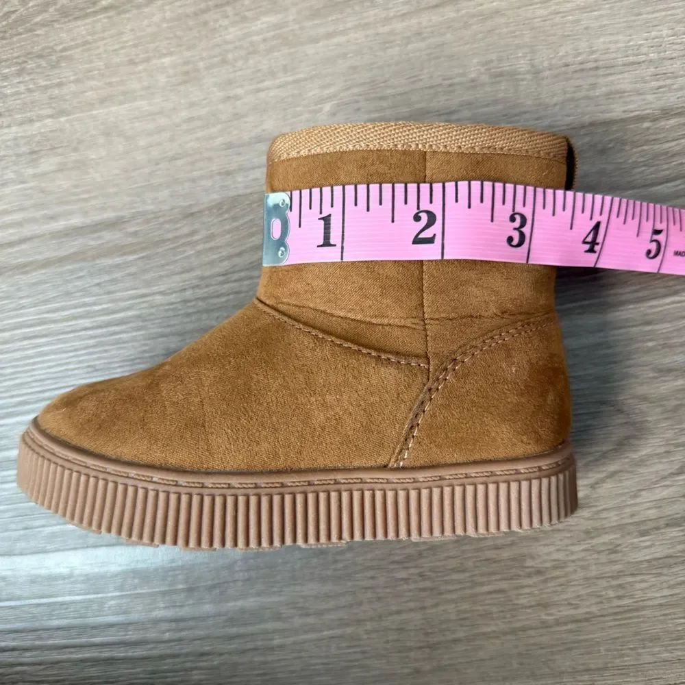 Cat & Jack Tan Faux Suede Winter Boots – Toddler Size 6